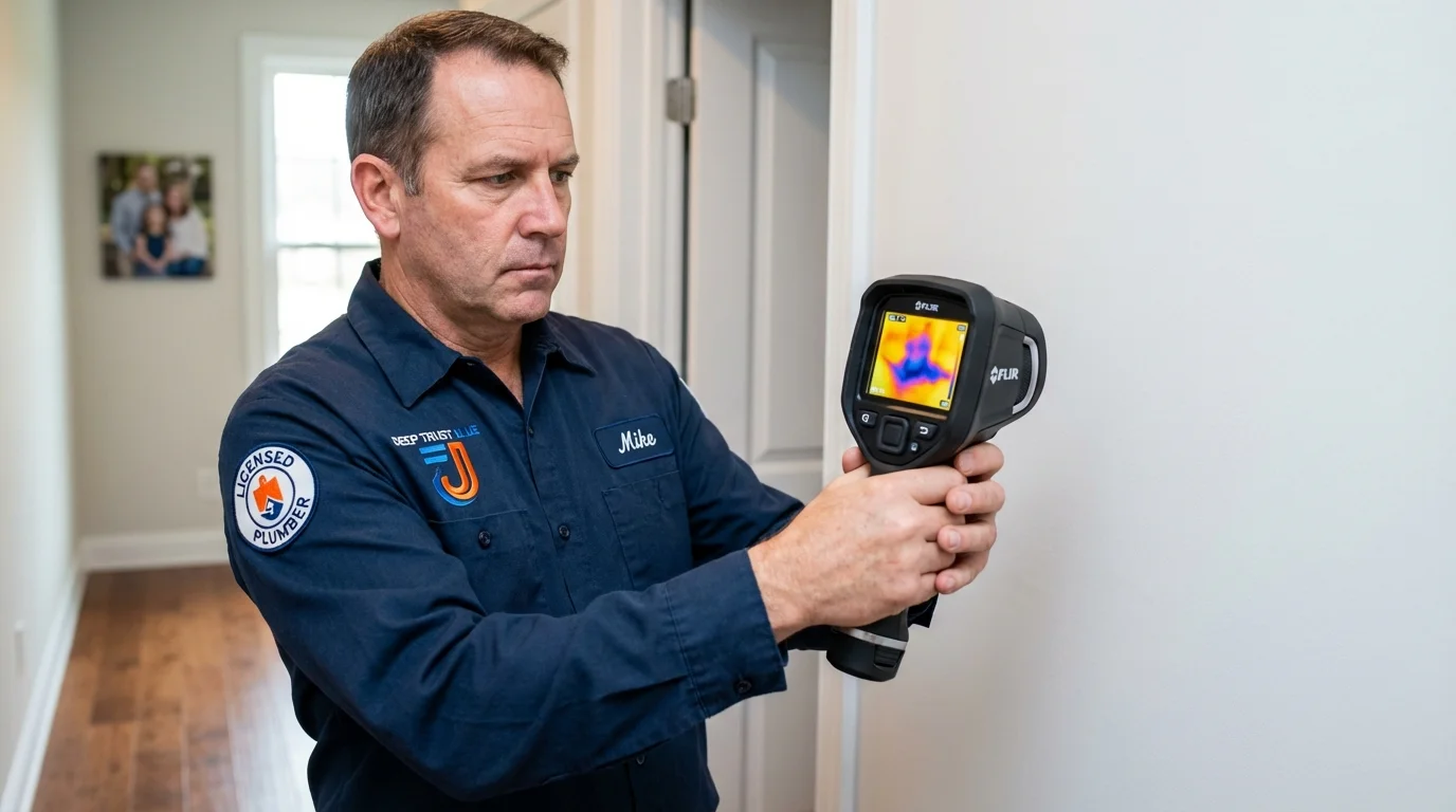 Thermal imaging leak detection by Johns Plumbing LLC in Borger